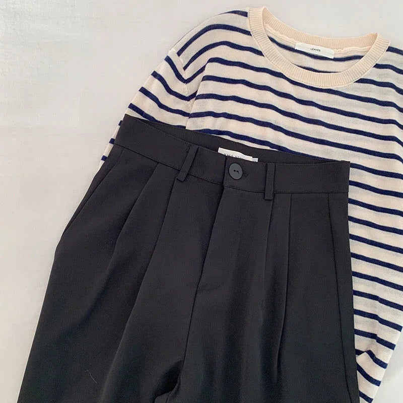 High Waist Suit Pants
