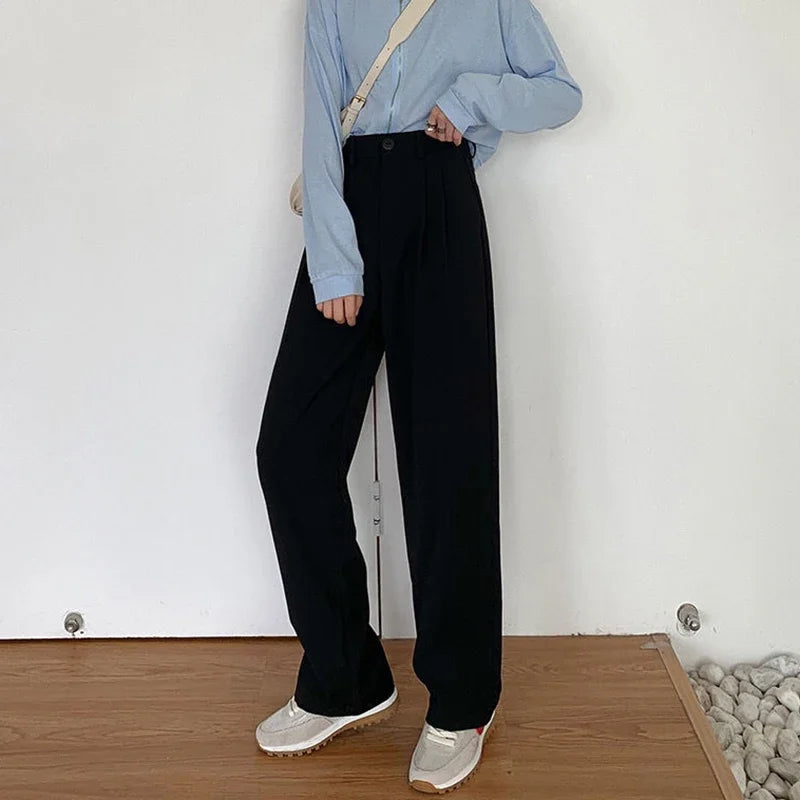 High Waist Suit Pants