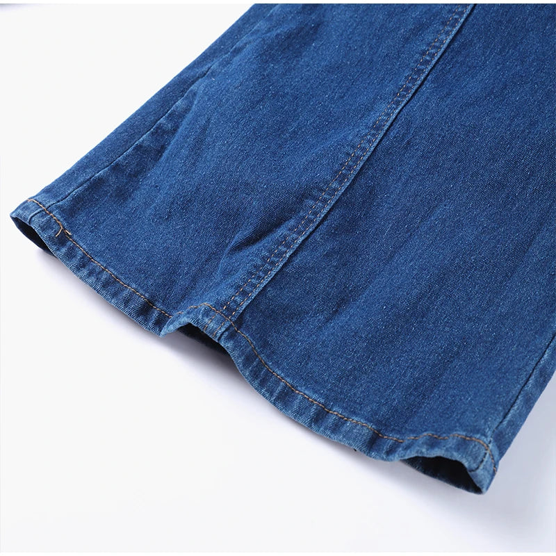 Denim Heart Backless Sleeveless Jumpsuits Romper