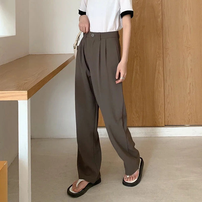 High Waist Suit Pants
