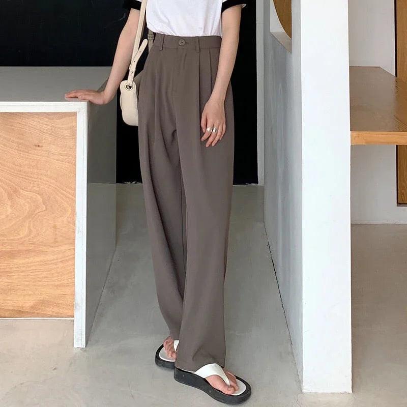 High Waist Suit Pants