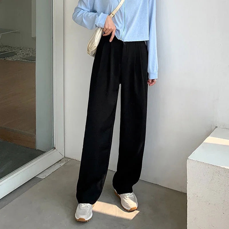 High Waist Suit Pants