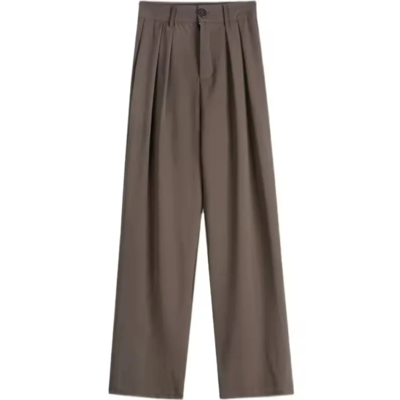 Japanese-style loose straight-fit casual pants