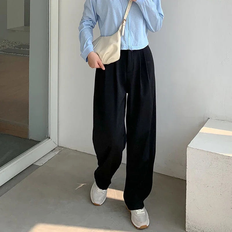 High Waist Suit Pants